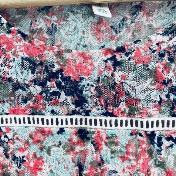 Jessica Simpson Maternity Dress Floral Asymmetrical Baby Shower Small - Picture 7 of 13